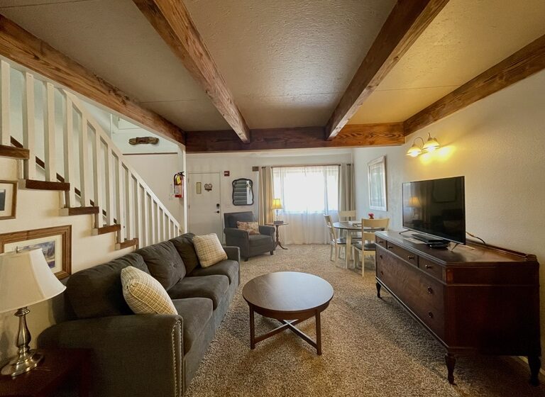 living room from kitchenette